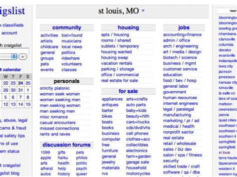 stl craigslist free